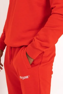 Jogging Soft Logo Brode Rouge