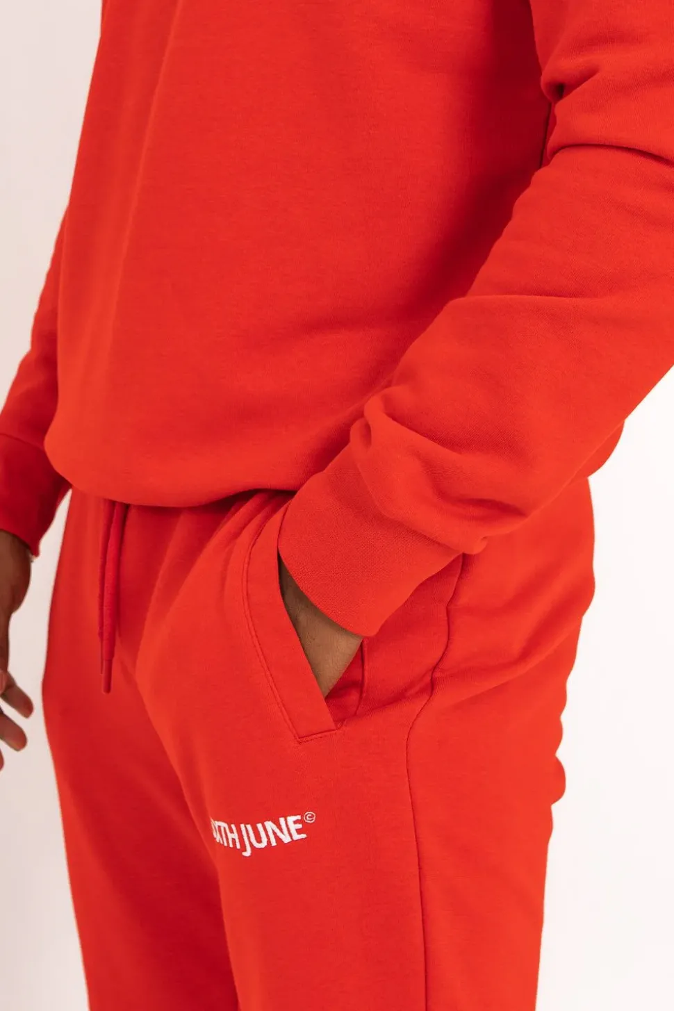 Jogging Soft Logo Brode Rouge