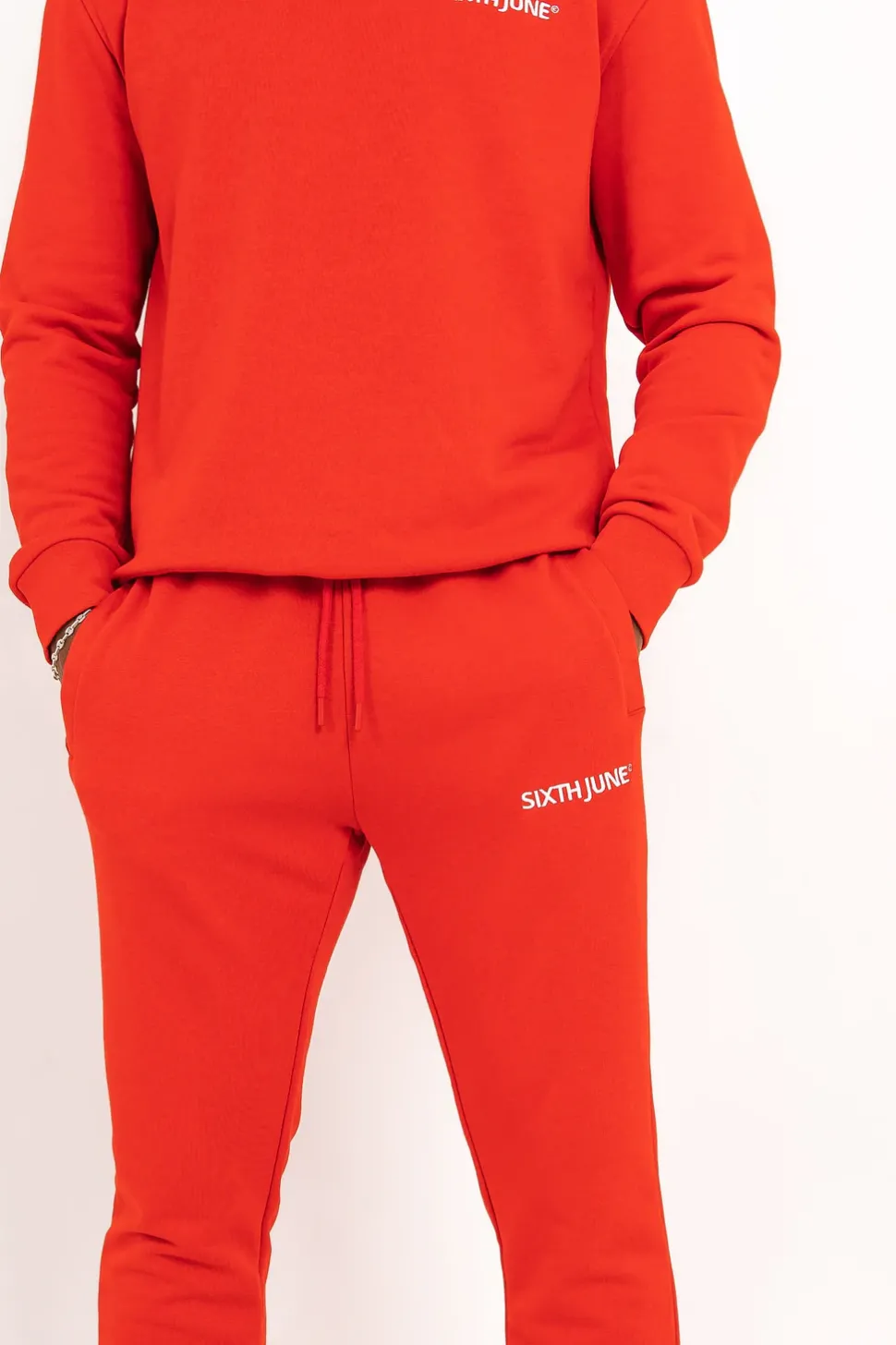 Jogging Soft Logo Brode Rouge