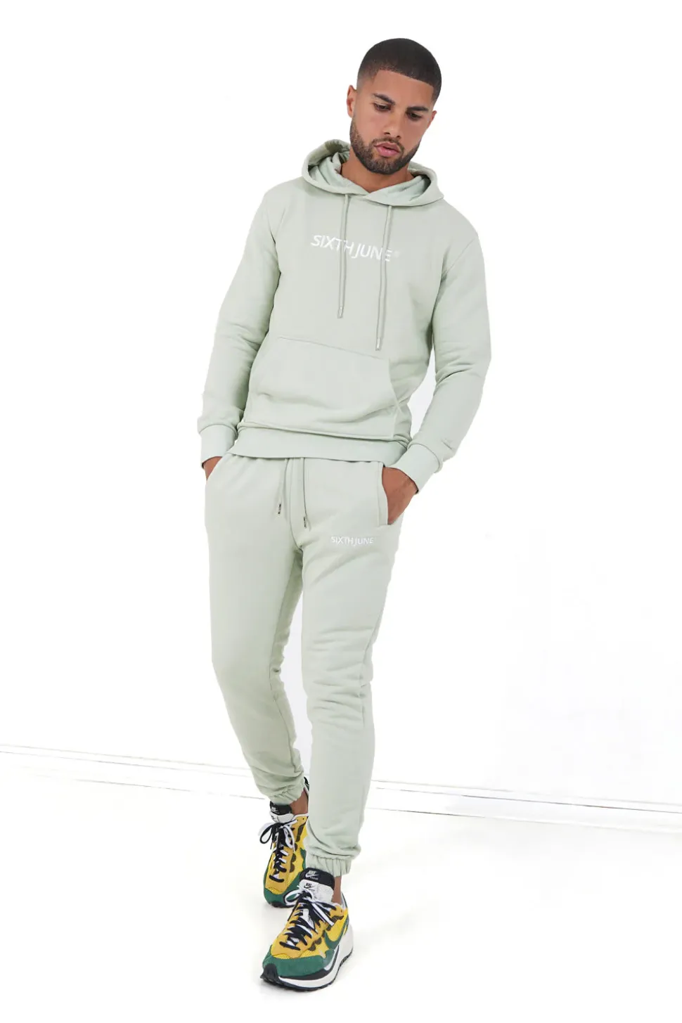 Jogging Soft Logo Brode Vert