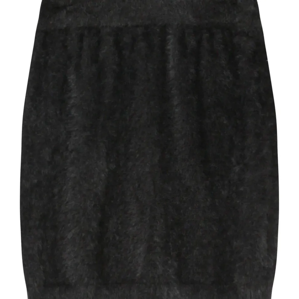 Jupe Duveteuse Courte Noir