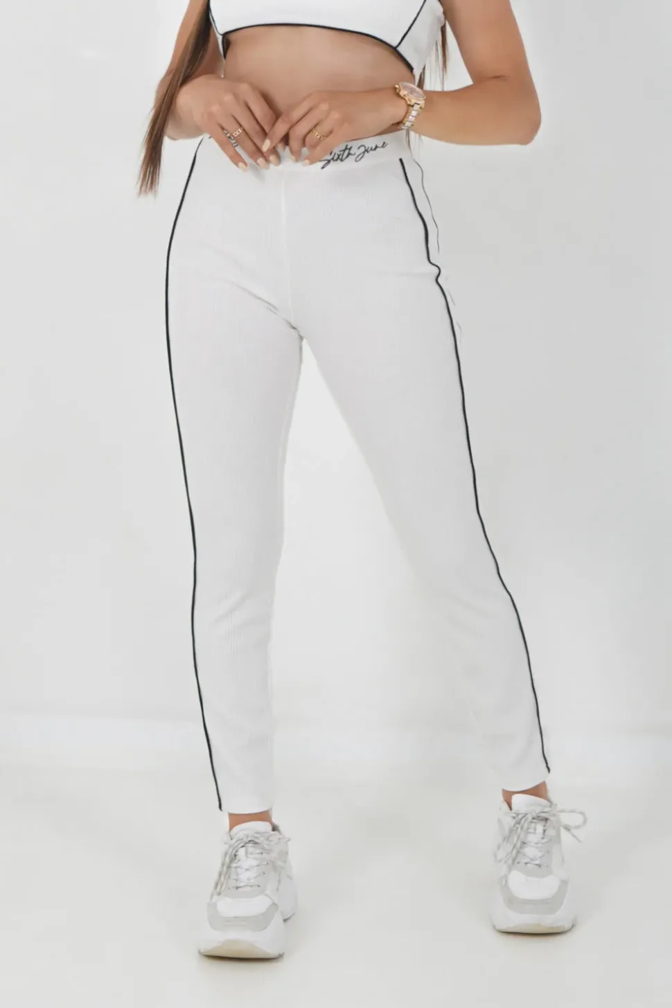 Legging Signature Cotele Blanc