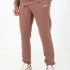 Logo Signature Jogging Marron