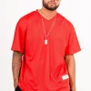 Maillot Mesh Logo Rouge