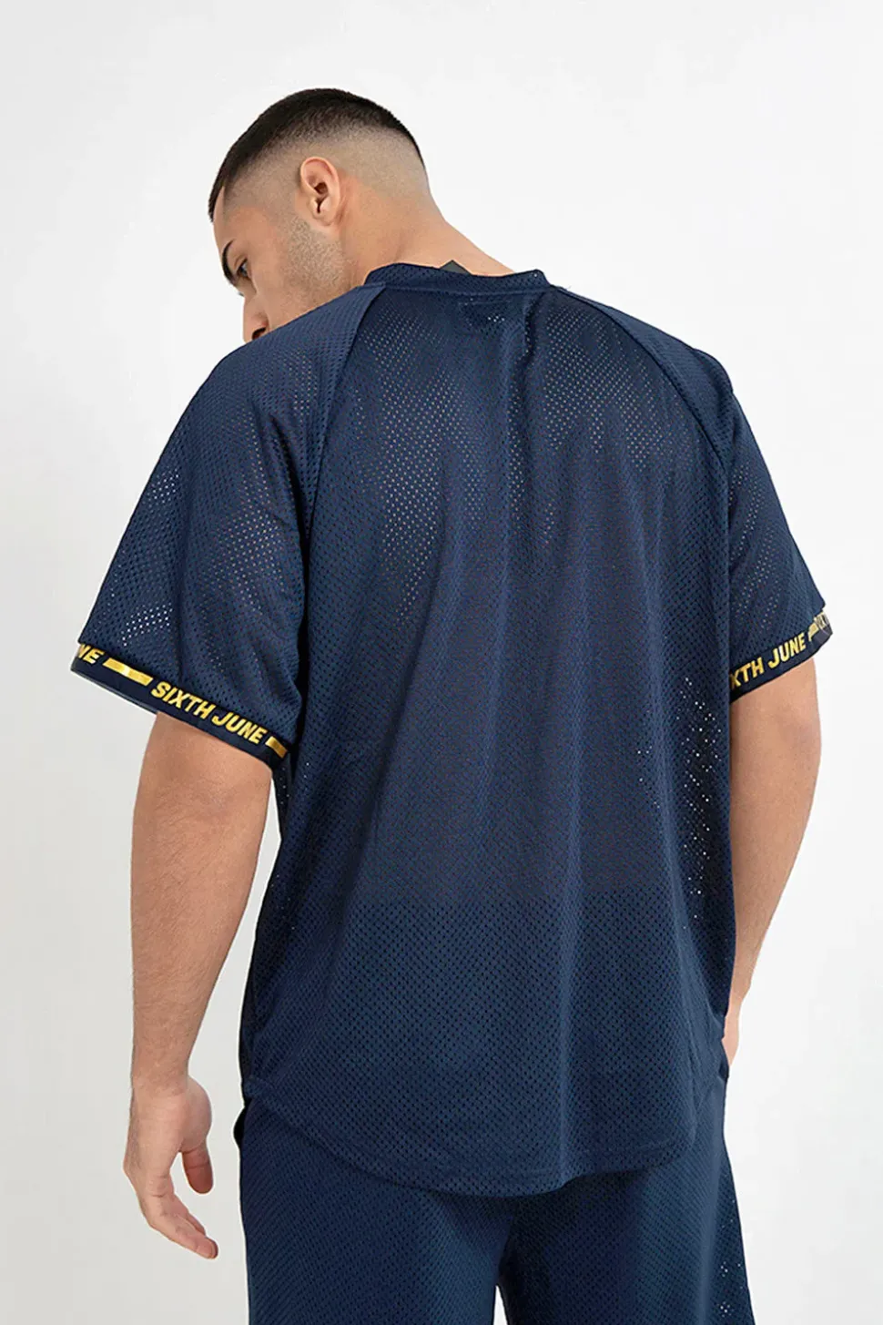 Maillot Mesh Numero 10 Bleu Fonce