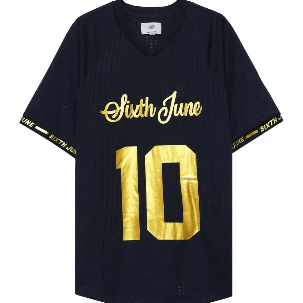Maillot Mesh Numero 10 Bleu Fonce
