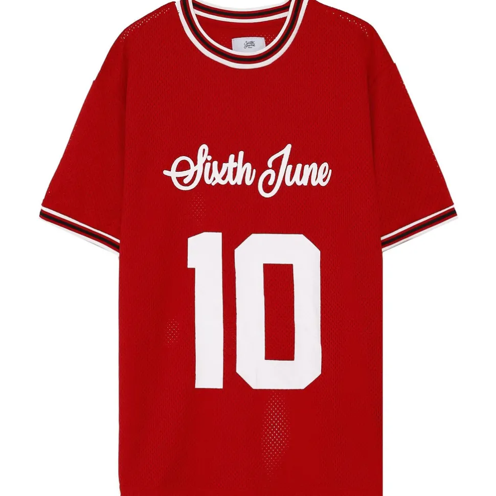 Maillot Mesh Numero 10 Rouge