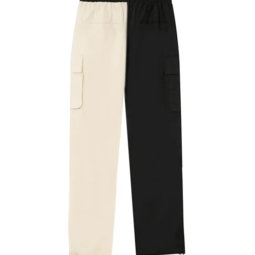 Pantalon Cargo Bicolore Poches Multicolore