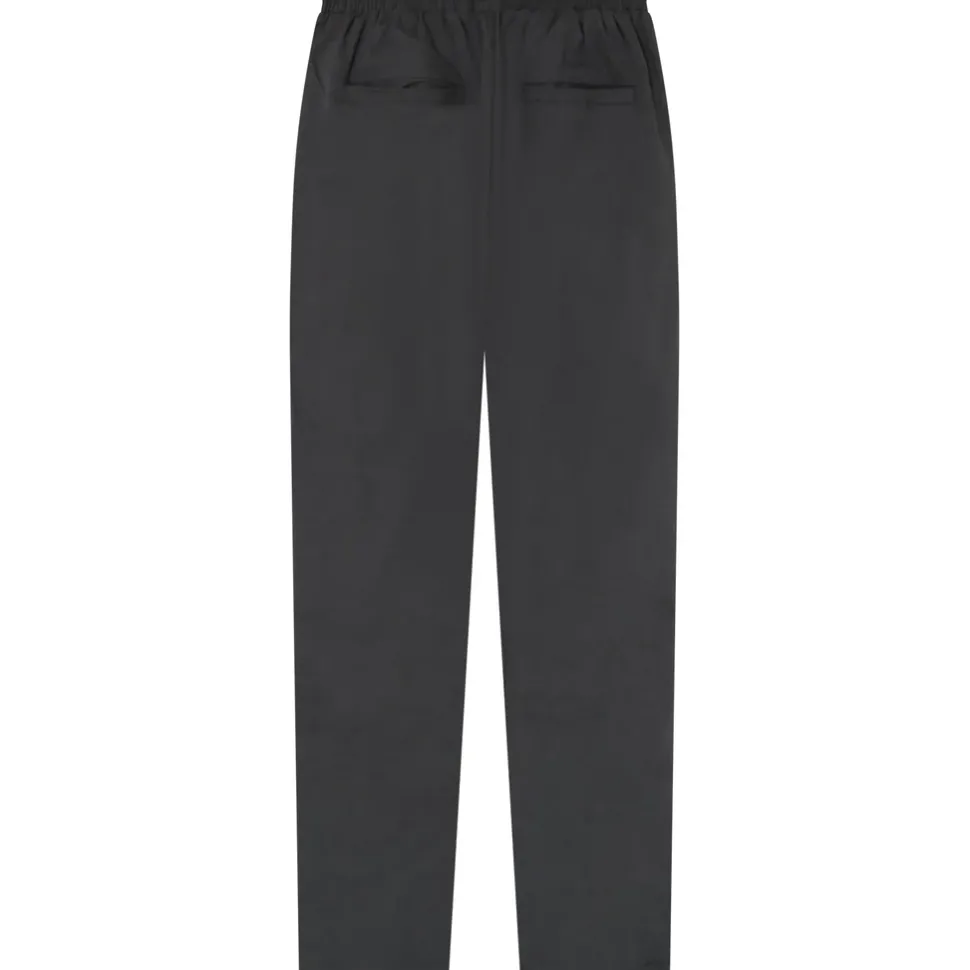 Pantalon Cargo Broderies Poche Gris Fonce