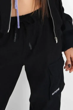 Pantalon Cargo Cotele Noir