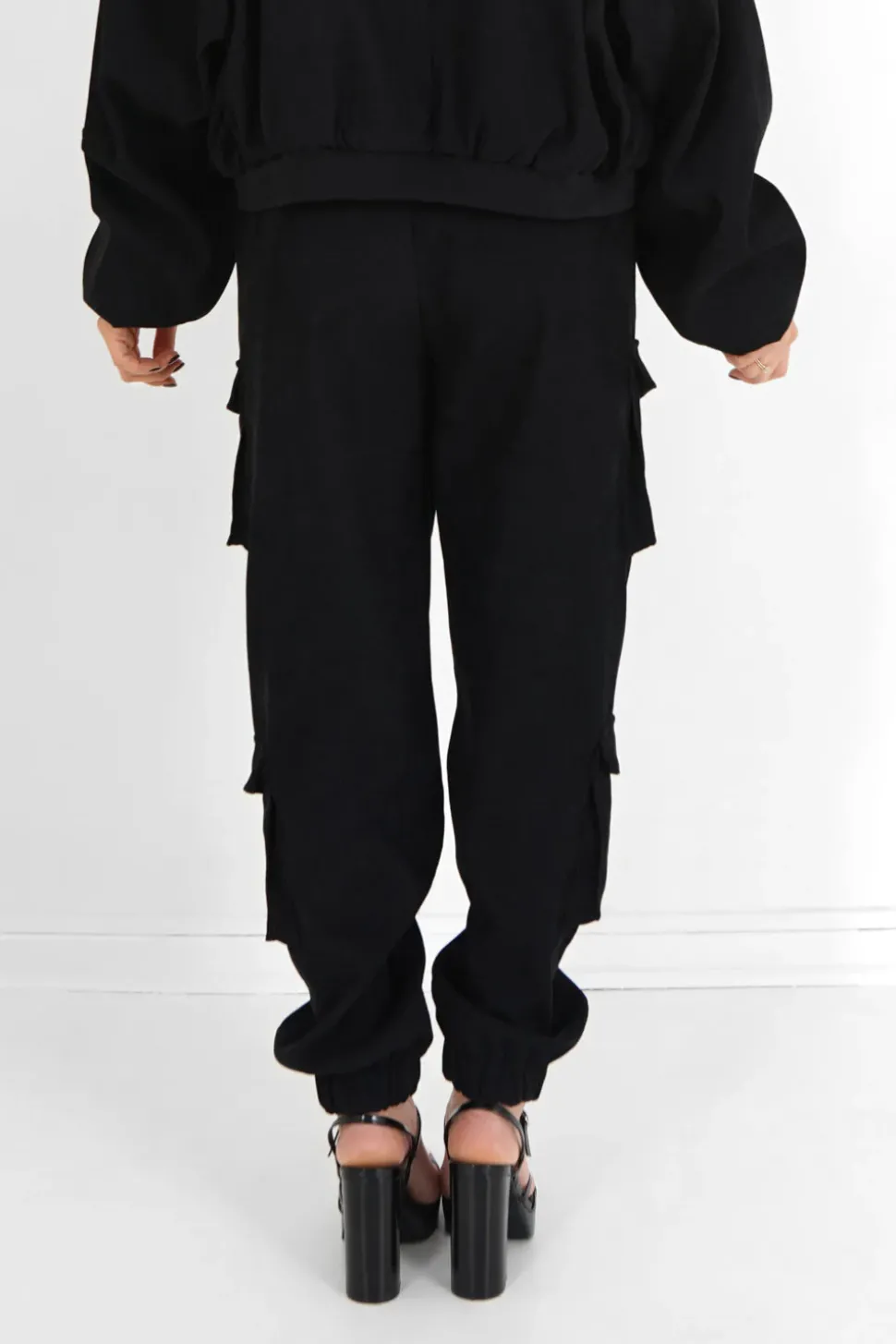 Pantalon Cargo Cotele Noir