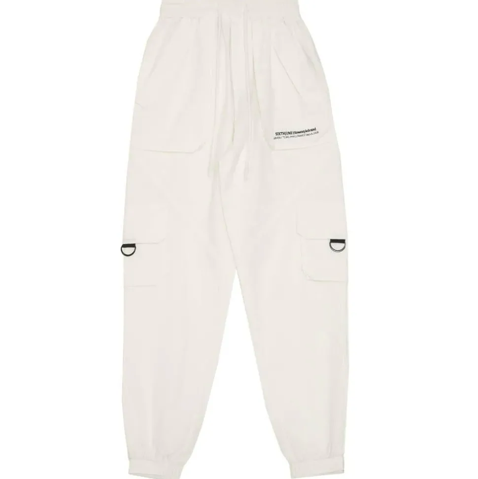 Pantalon Cargo Large Blanc