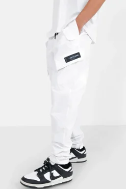 Pantalon Cargo Leger Blanc