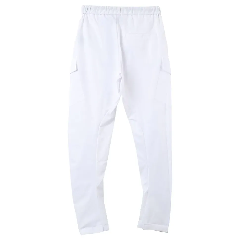 Pantalon Cargo Leger Blanc