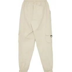 Pantalon Cargo Logo Large Beige
