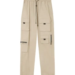 Pantalon Cargo Multi Poches Twill Beige