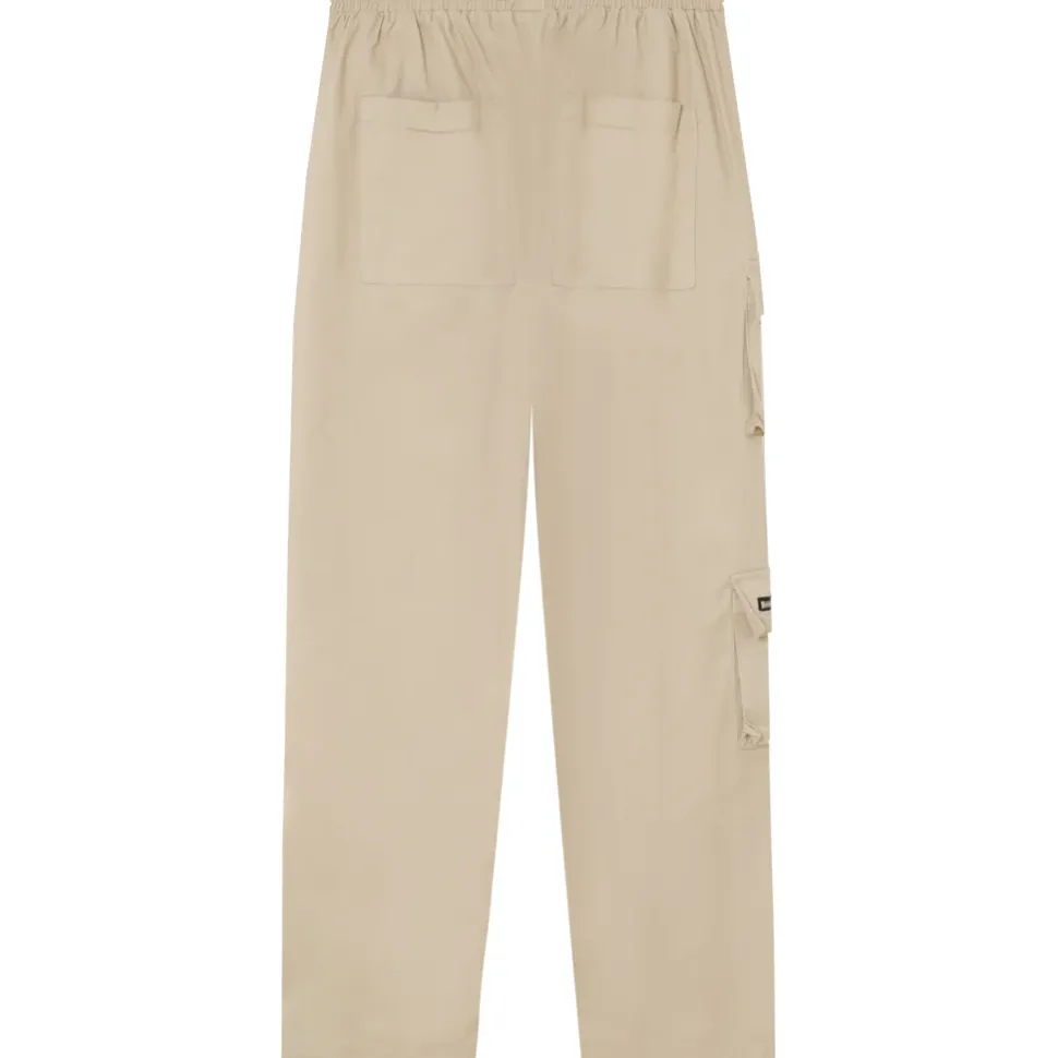 Pantalon Cargo Multi Poches Twill Beige