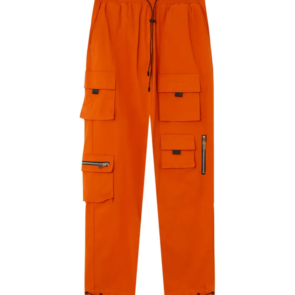 Pantalon Cargo Multi Poches Twill Orange