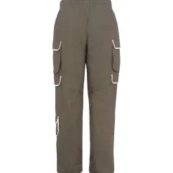 Pantalon Cargo Muti Poches Droit Vert