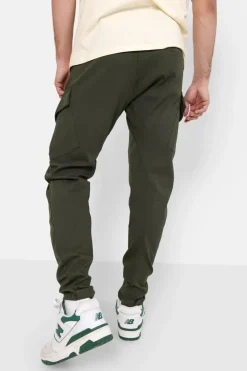 Pantalon Cargo Poches Avant Kaki