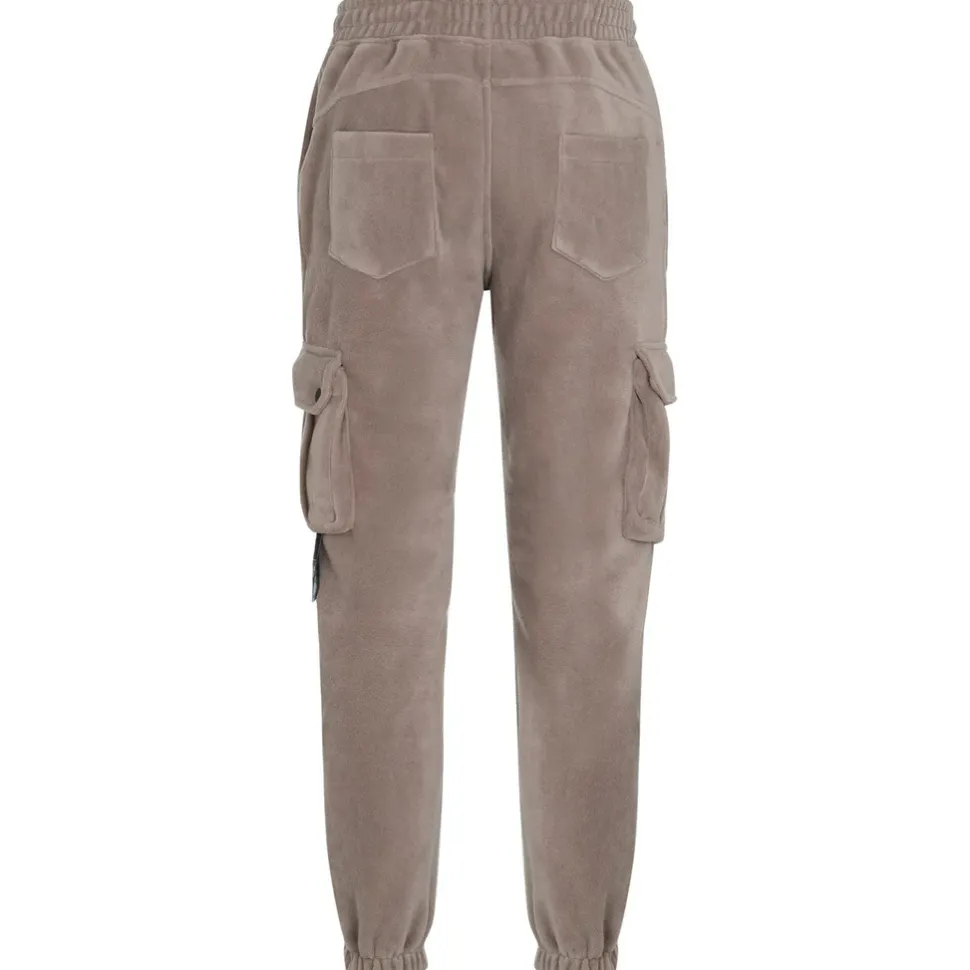 Pantalon Cargo Polaire Beige Fonce