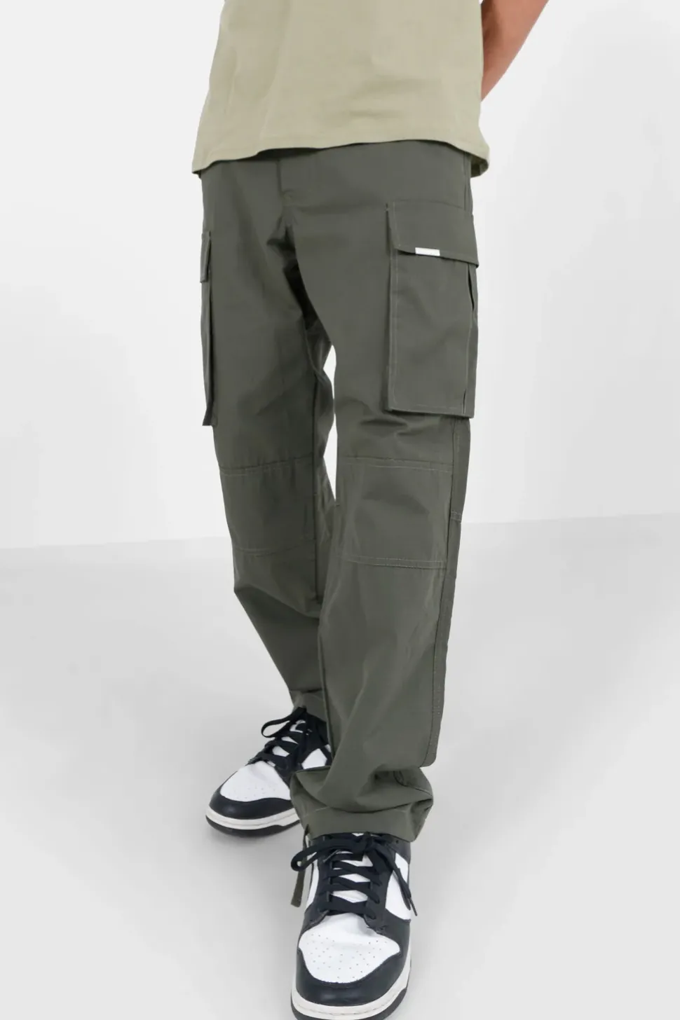 Pantalon Cargo Resistant Vert Kaki