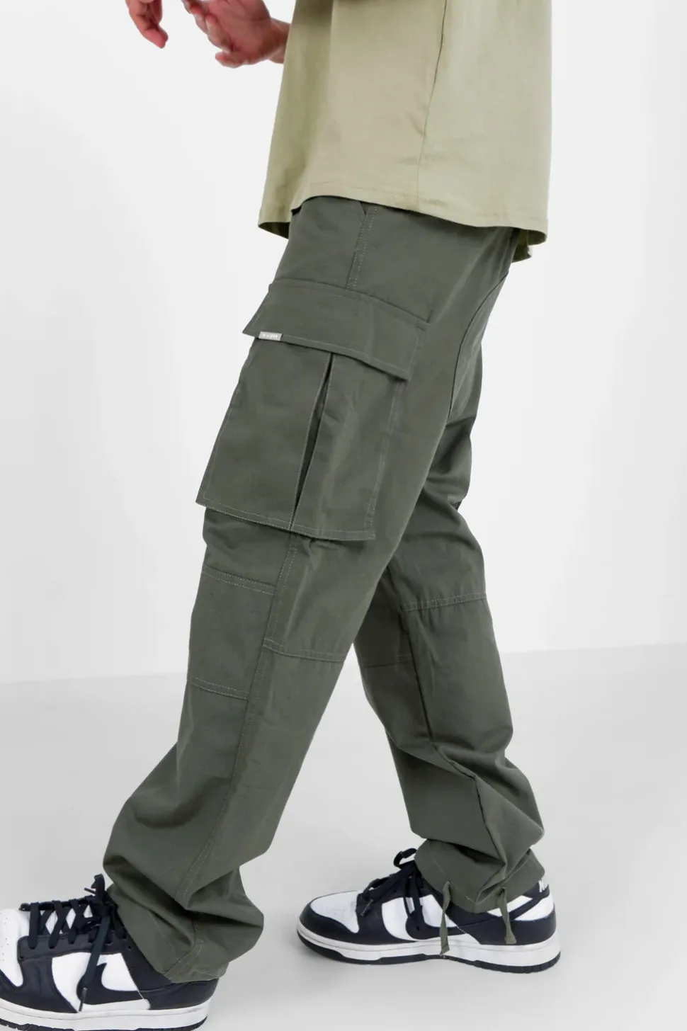 Pantalon Cargo Resistant Vert Kaki