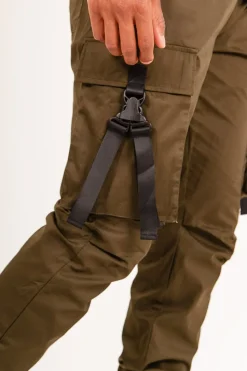 Pantalon Cargo Sangles Kaki