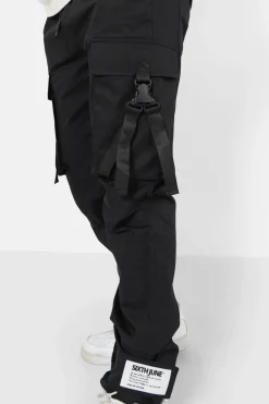 Pantalon Cargo Sangles Noir