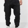 Pantalon Cargo Tactique Large Noir