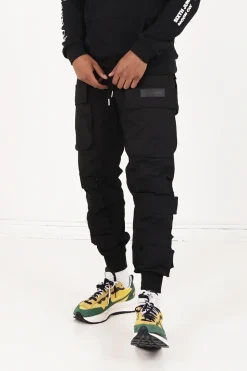 Pantalon Cargo Tactique Large Noir