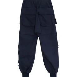 Pantalon Cargo Tactique Large Bleu Fonce