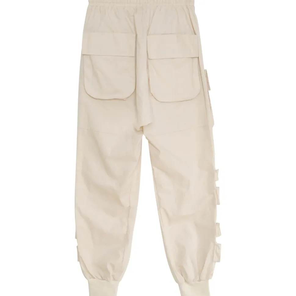 Pantalon Cargo Tactique Large Beige Clair
