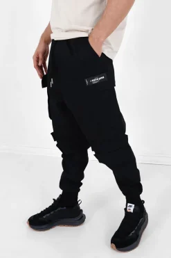 Pantalon Cargo Tactique Poches Noir