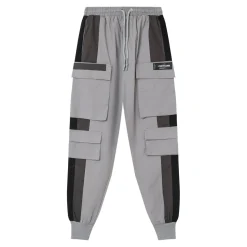 Pantalon Cargo Tricolore Gris