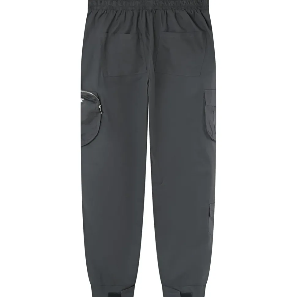 Pantalon Cargo Zip Gris Fonce