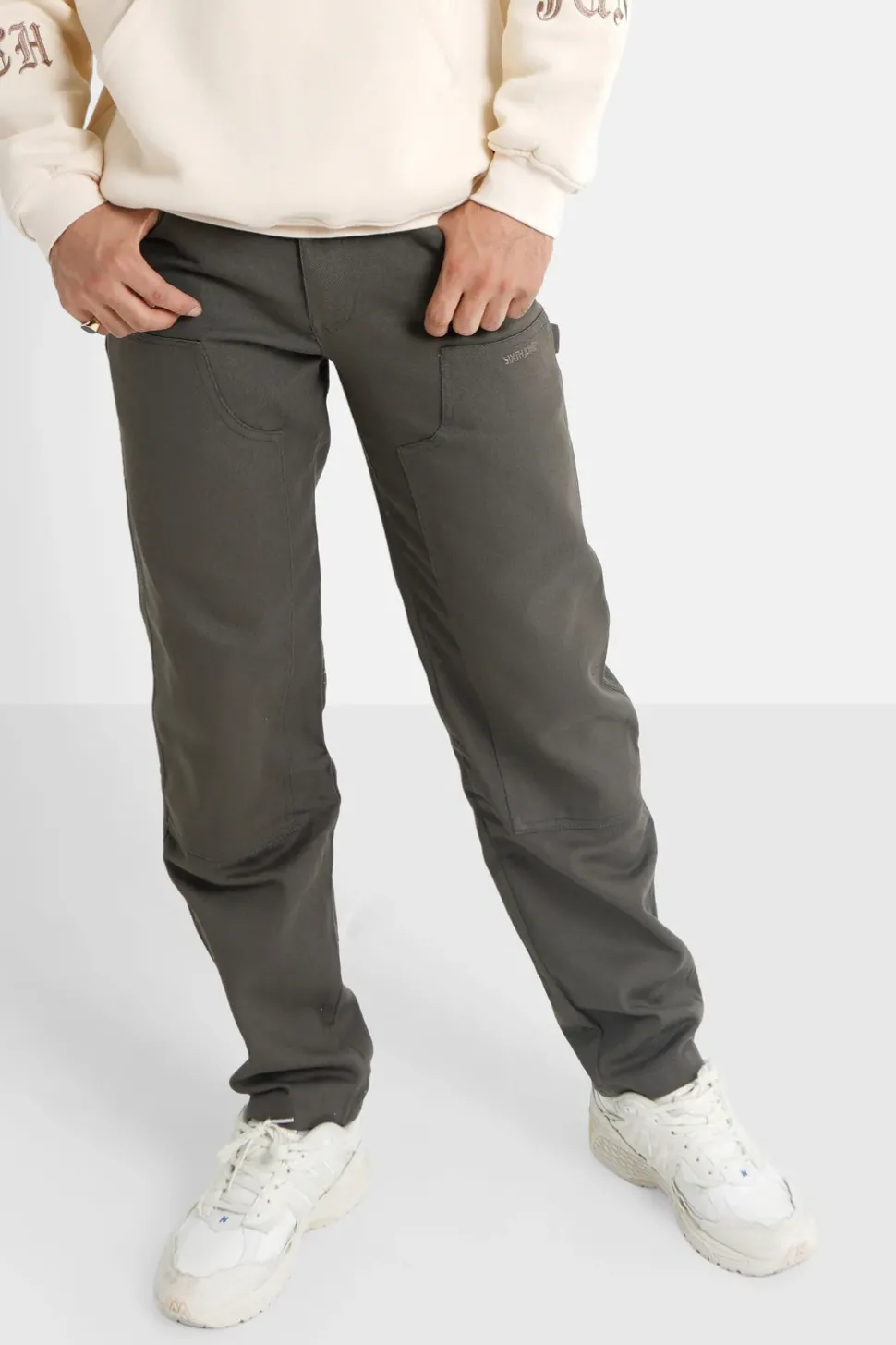 Pantalon Carpenter Poches Gris Fonce