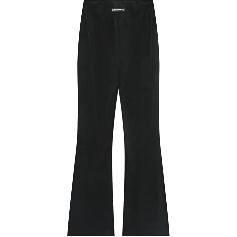 Pantalon Cordons Velours Cotele Noir