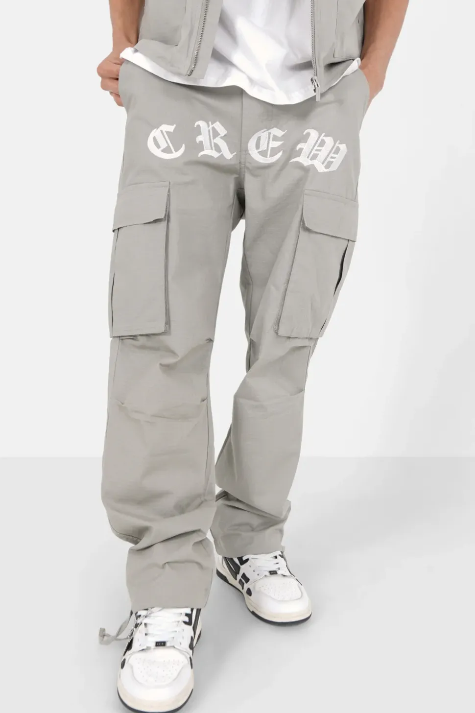 Pantalon Crew Resistant Gris Clair