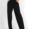 Pantalon Droit Serge Cordons Noir