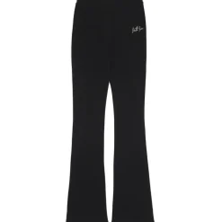 Pantalon Flare Fente Noir