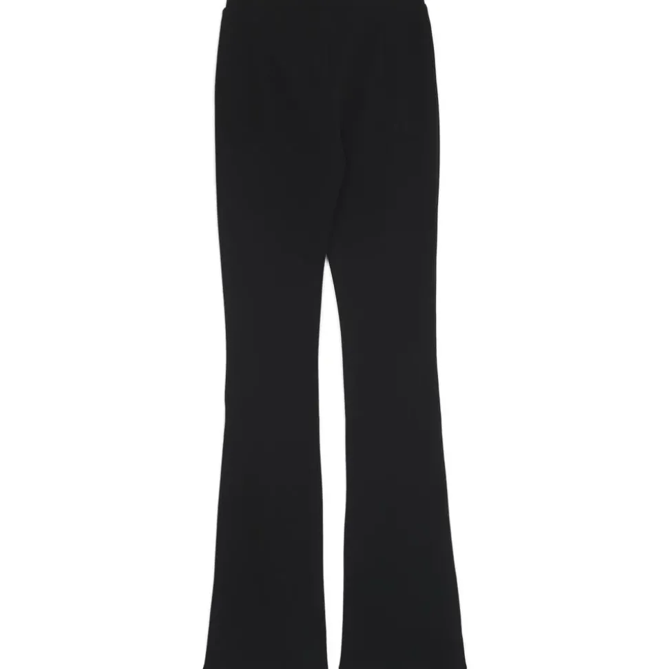 Pantalon Flare Fente Noir