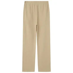 Pantalon Gaufre Droit Beige