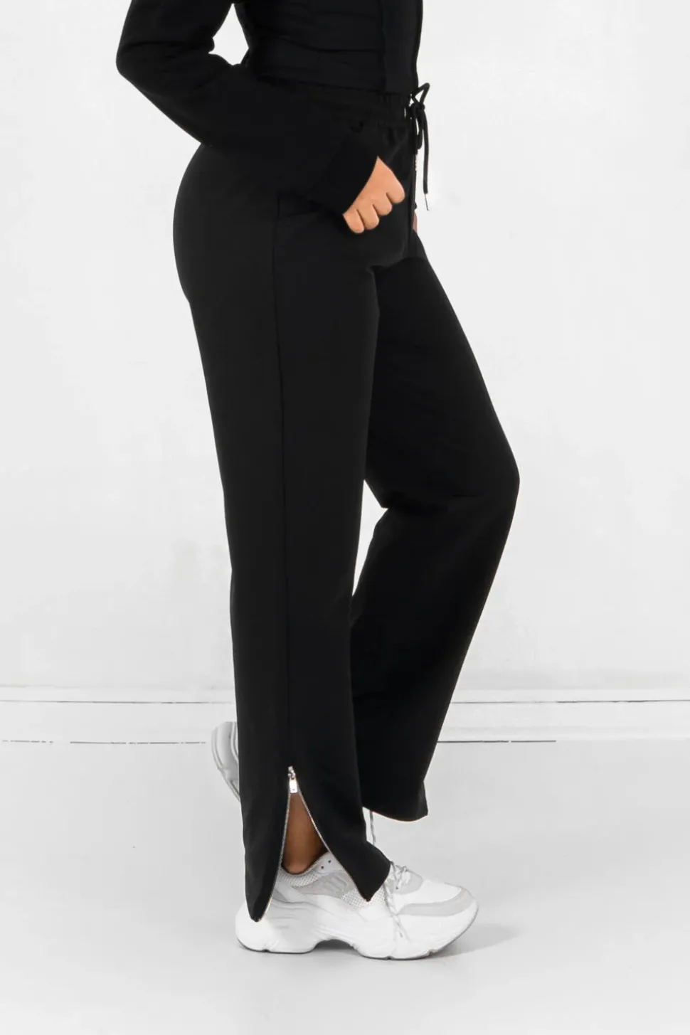Pantalon Large Signature Noir