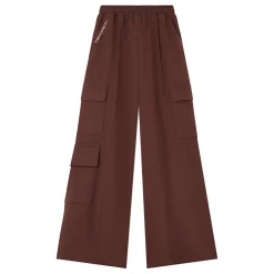 Pantalon Molletonne Loose Cargo Marron