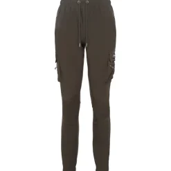 Pantalon Poches Cargo Nylon Vert Kaki