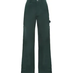 Pantalon Poches Cargo Vert Fonce