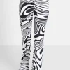 Pantalon Psychedelique Cordons Noir
