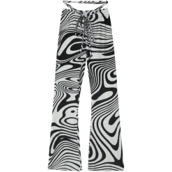 Pantalon Psychedelique Cordons Noir