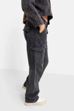 Pantalon Utilitaire Delave Noir